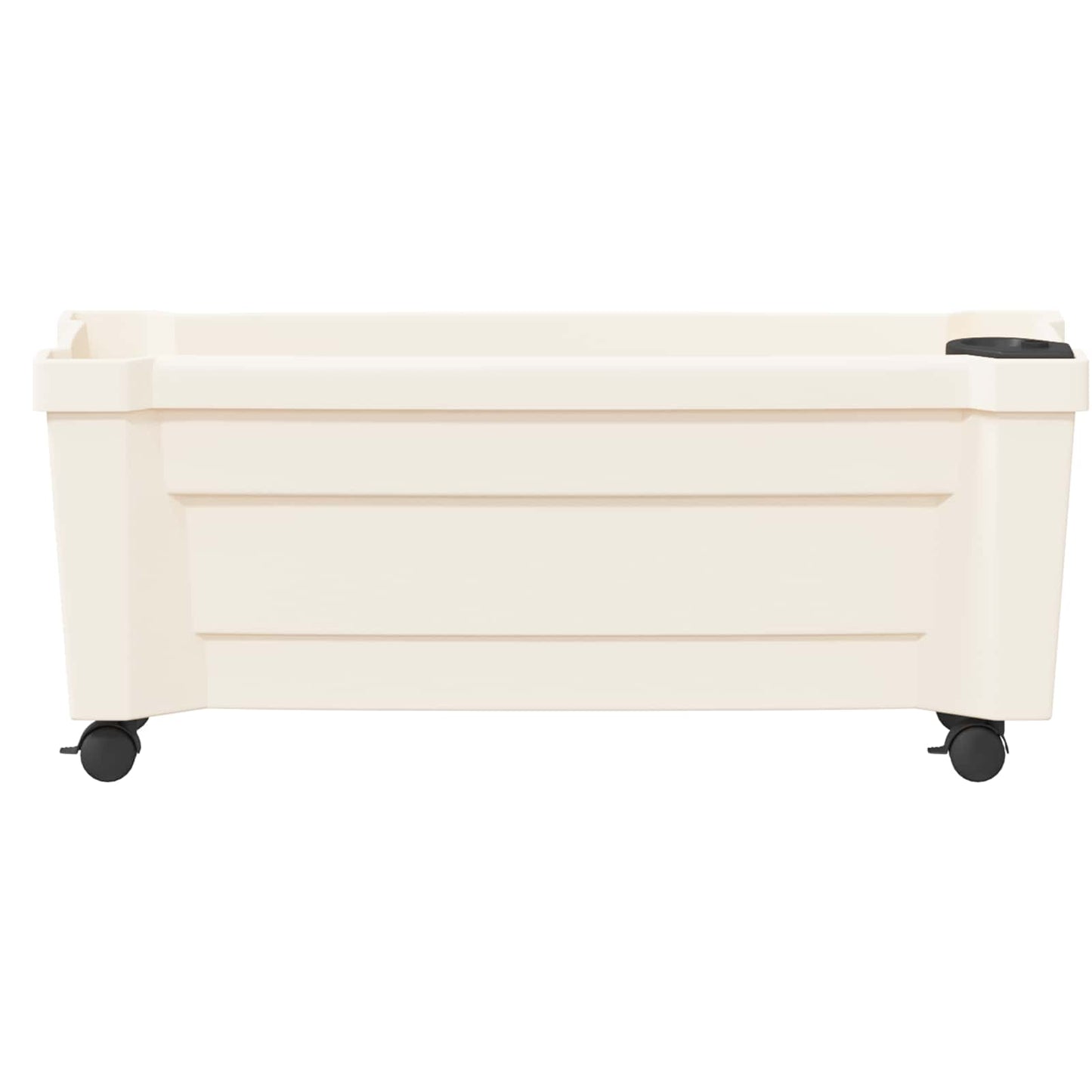 Calypso plante med hjul Hvid 79 x 35 x 33 cm PP