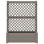 Stor krukke med trellis Grå 99,5 x 43 x 133,5 PP