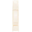 Rosebue med plantekrukke Hvid 168,5 x 43 x 207 cm PP