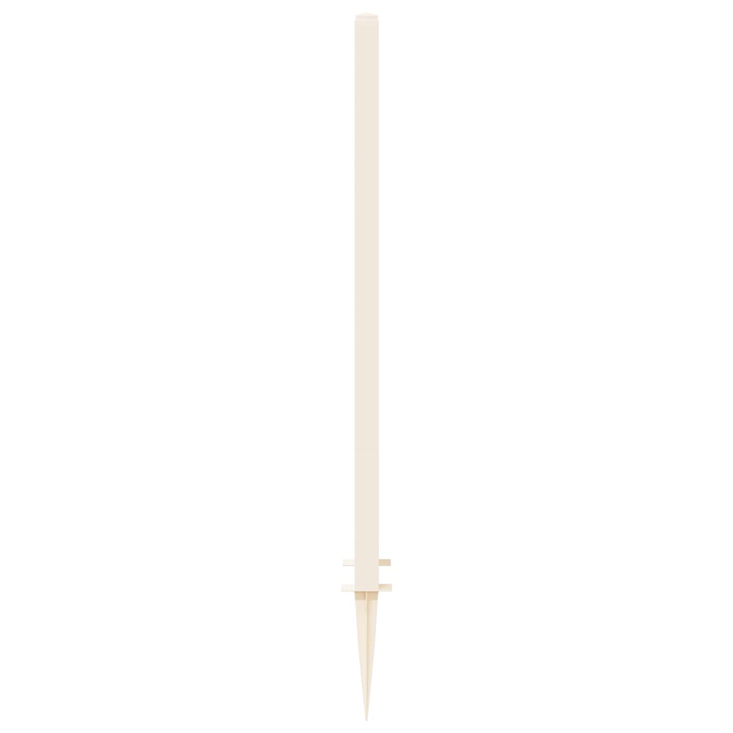Trellis med Spids Hvid 43 x 6 x 165 cm PP