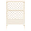 Trellis med Spids Hvid 99 x 6 x 165 cm PP