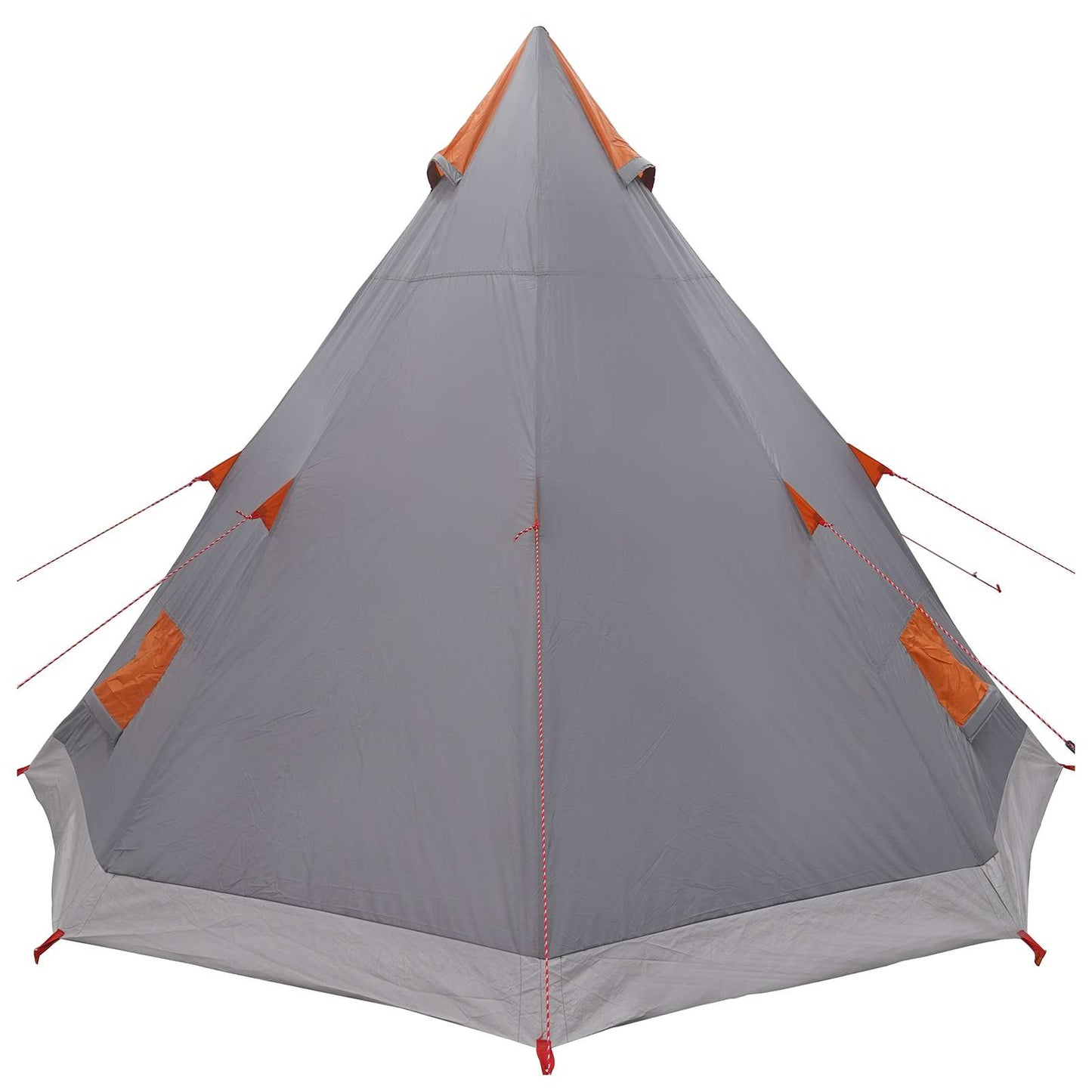 3 personer Grå og orange 185T Polyester med PU Coating