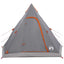 3 personer Grå og orange 185T Polyester med PU Coating
