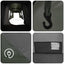 3 personer 3-personers Army Grøn 185T Polyester med PU Coating