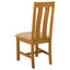 Spisestuestol 2 pcs Massivt Eg Træ Beige 45 x 54 x 100 cm