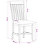 Spisestuestol 2 pcs Massivt Eg Træ Grå 45 x 59,5 x 100 cm