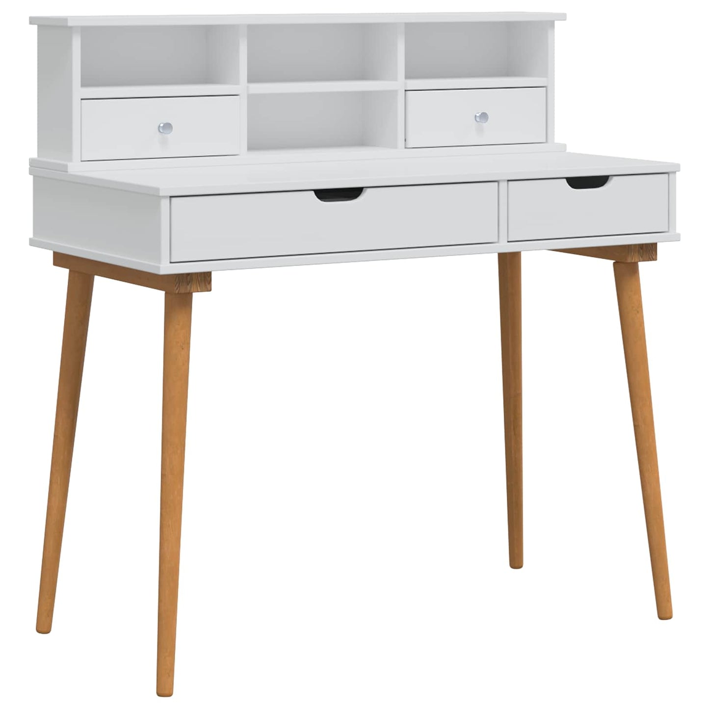Makeupbord Sæt FAUSKE 2 pcs Hvid 100 x 50 x 103,5 cm
