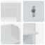 Makeupbord Sæt FAUSKE 4 pcs Hvid 100 x 50 x 143 cm