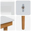 Makeupbord Sæt FAUSKE 4 pcs Hvid 76 x 50 x 143 cm