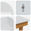 Makeupbord Sæt FAUSKE 4 pcs Hvid 76 x 50 x 143 cm
