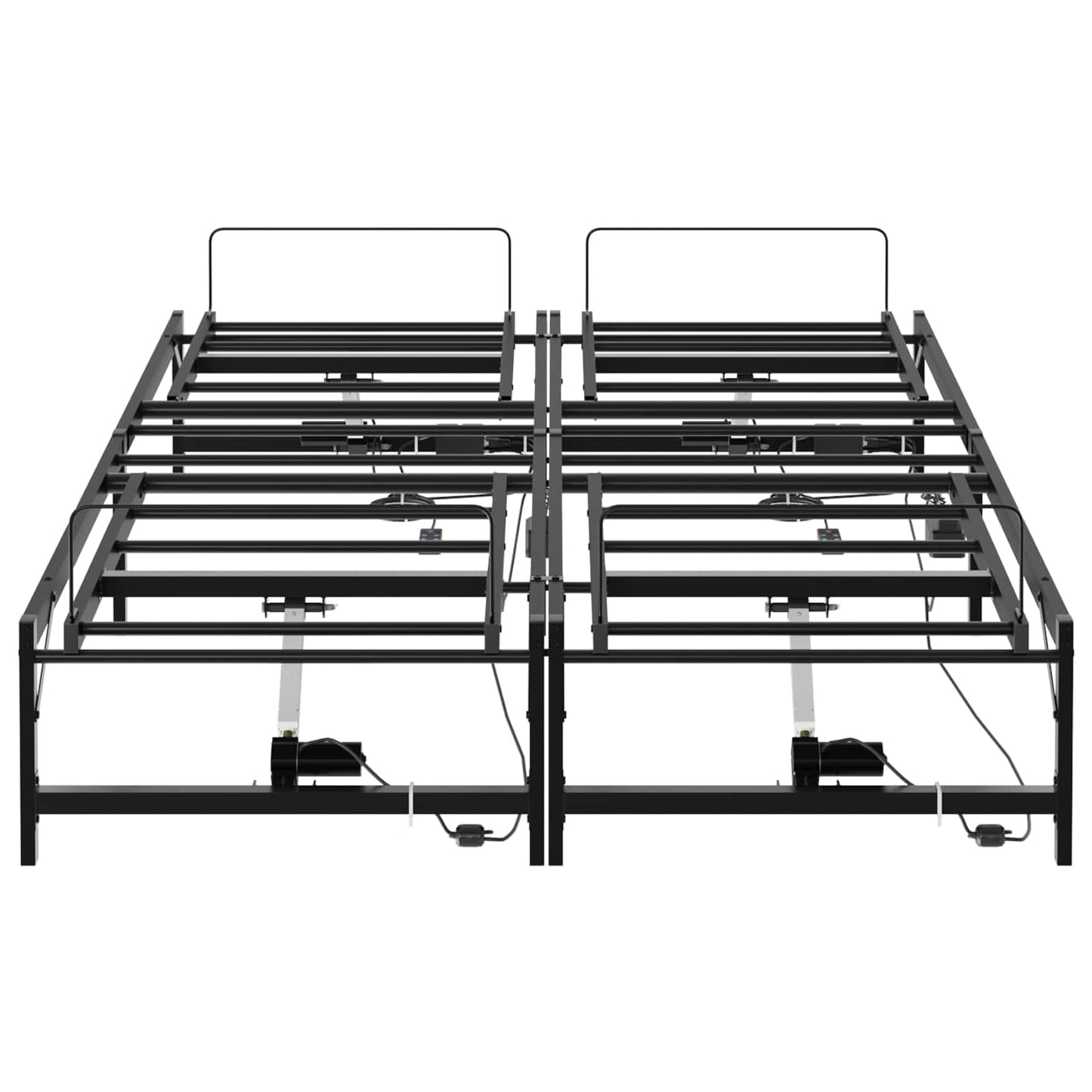 Elektrisk Justerbar Sengetramme Sort 140 x 190 cm Stål