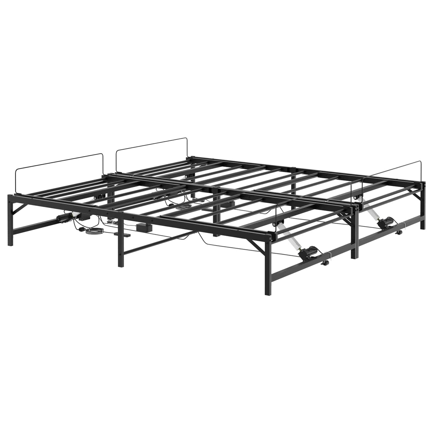 Elektrisk Justerbar Sengetramme Sort 90 x 213 cm Stål