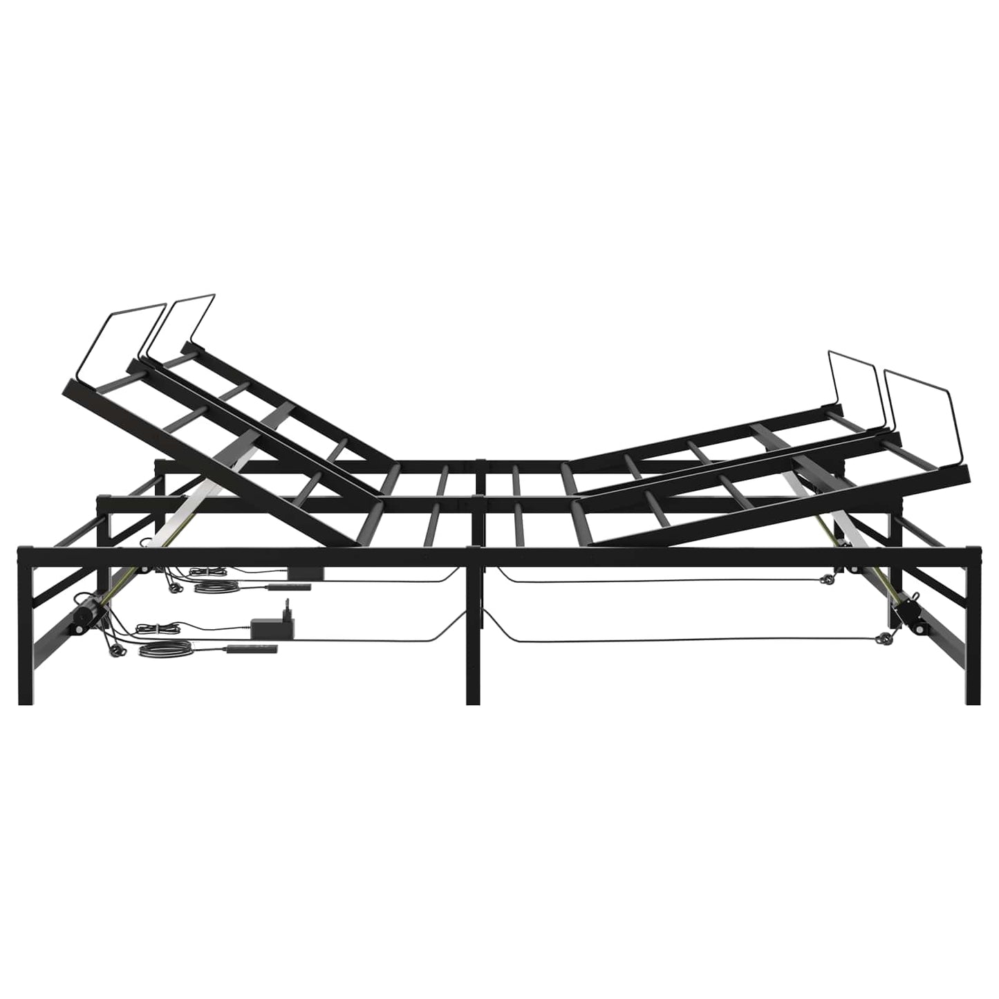 Elektrisk Justerbar Sengetramme Sort 96 x 200 cm Stål