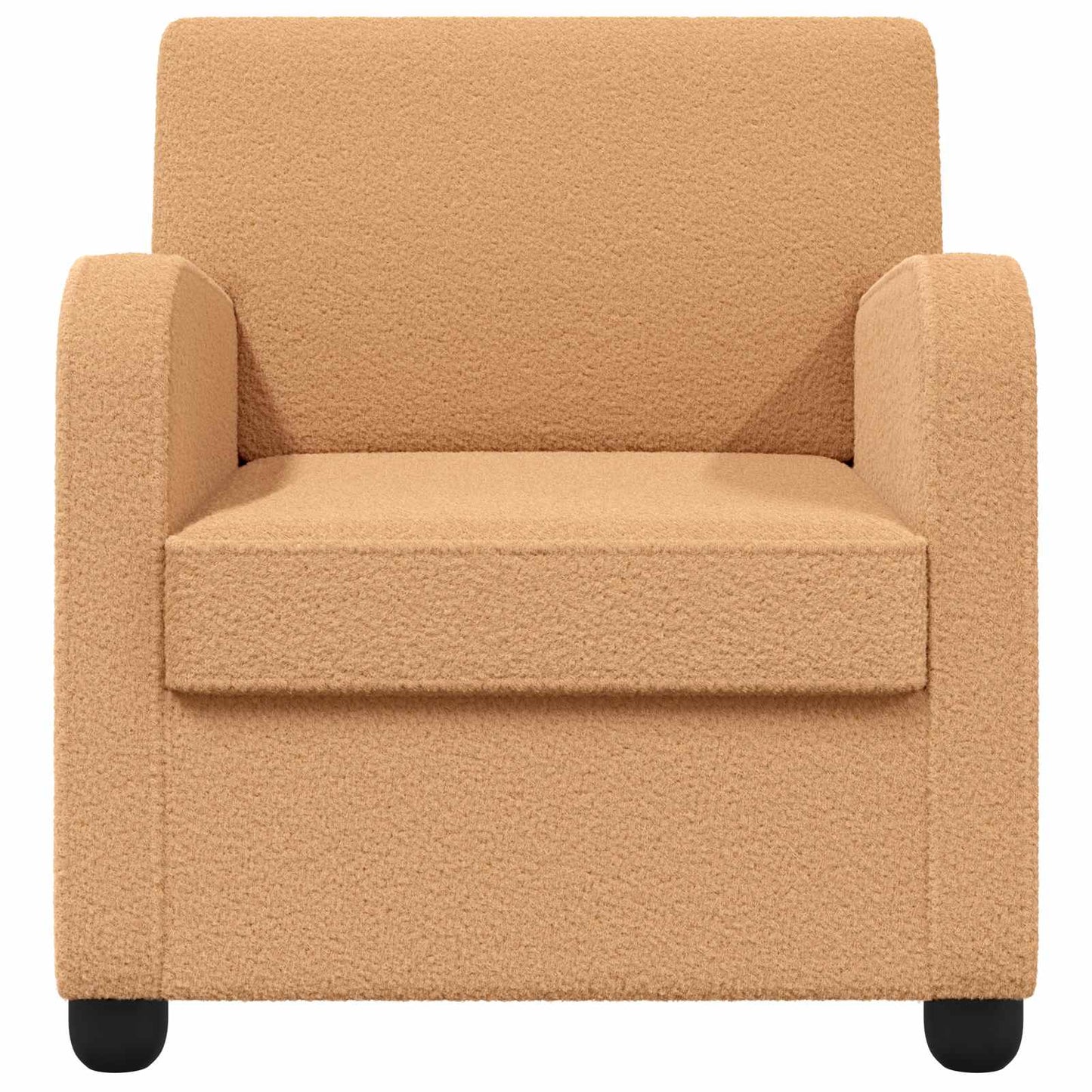 Lænestol Beige Imiteret lammeuld