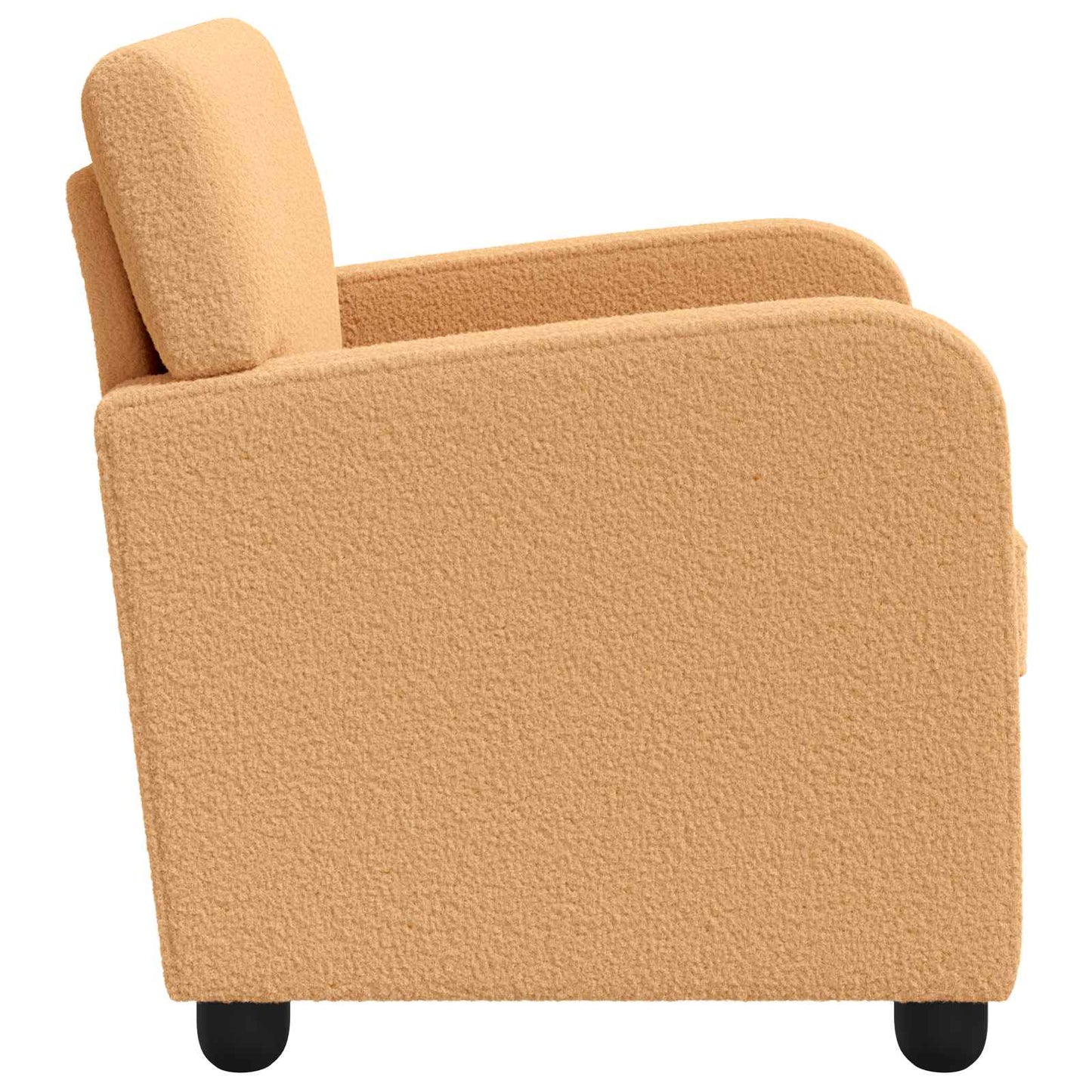 Lænestol Beige Imiteret lammeuld