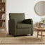 Lænestol Army Grøn Faux Suede Læder