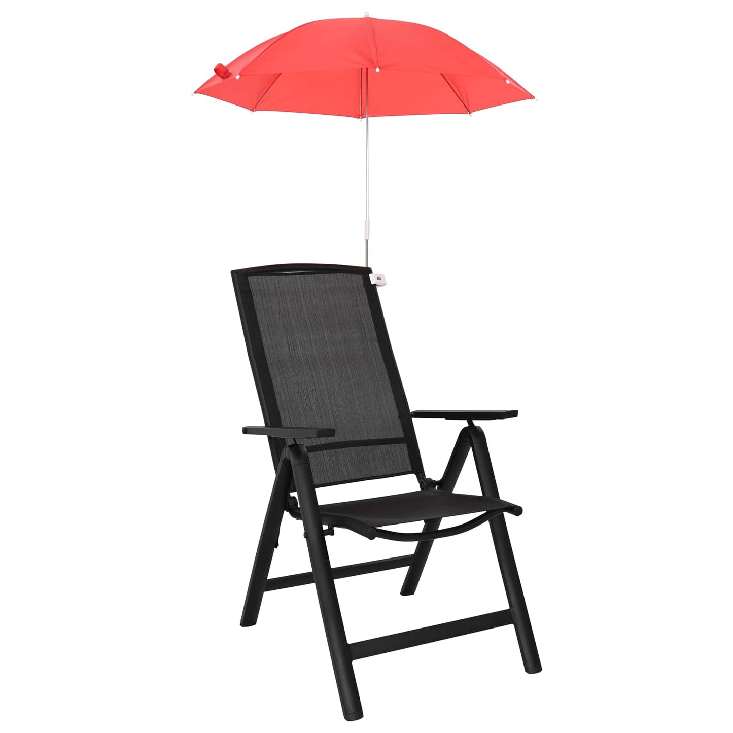 Parasol med klemme 2 pcs Murstensrød Ø 105 x 86 cm