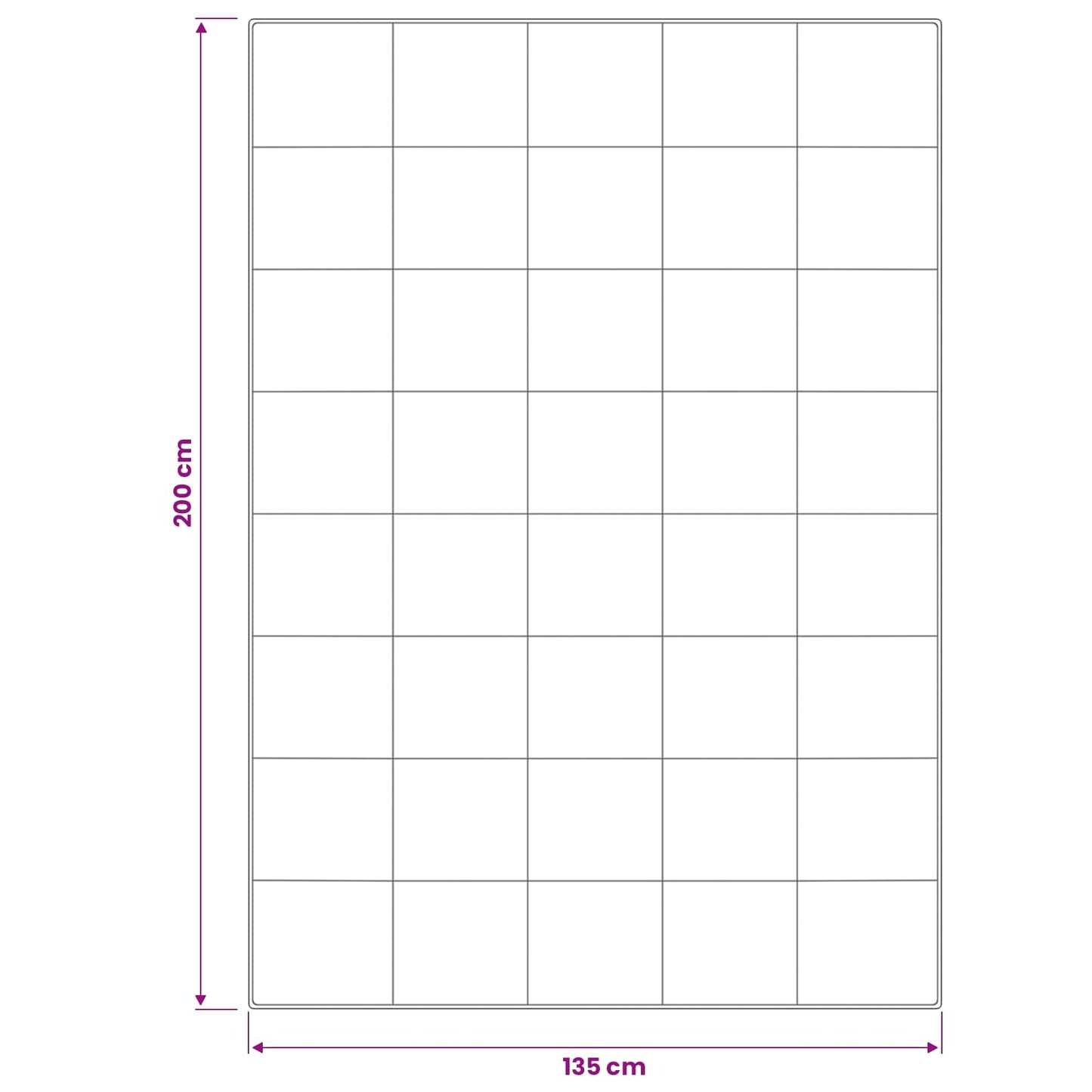 Dyne 135x200 cm Sommer 200 GSM Australsk Uld Hvid Hypoallergen
