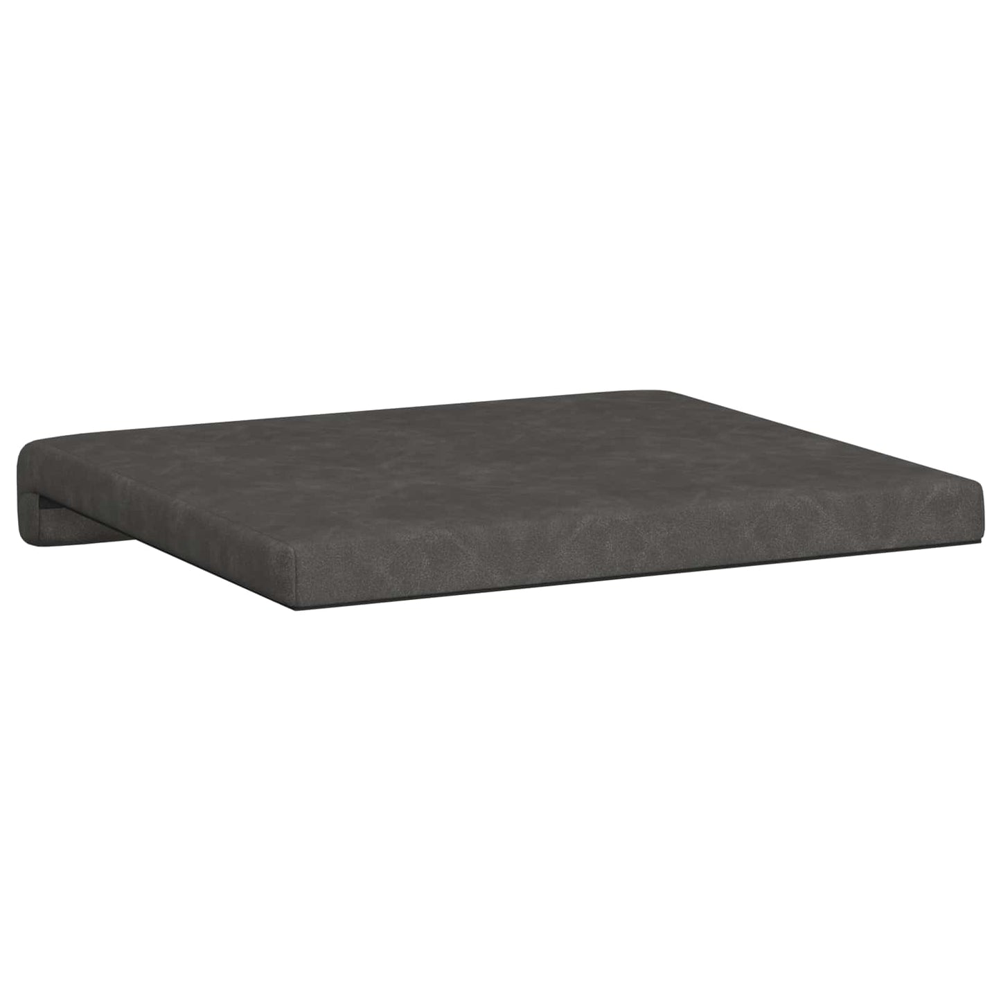 Bænkpude 2 stk. Kunstlæder Sort Dybde 35 cm