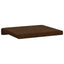 Bænkpude 2 stk. Faux suedestof Brun Dybde 35 cm