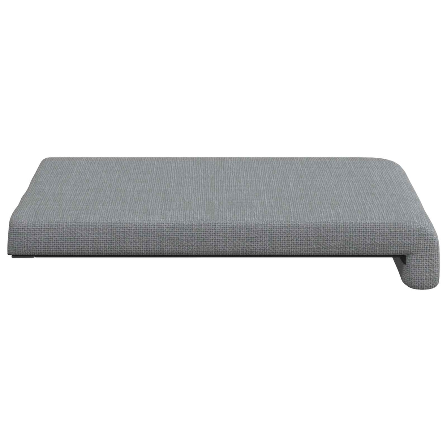 Bænkpude 4 stk. Stof Lysegrå Dybde 35 cm