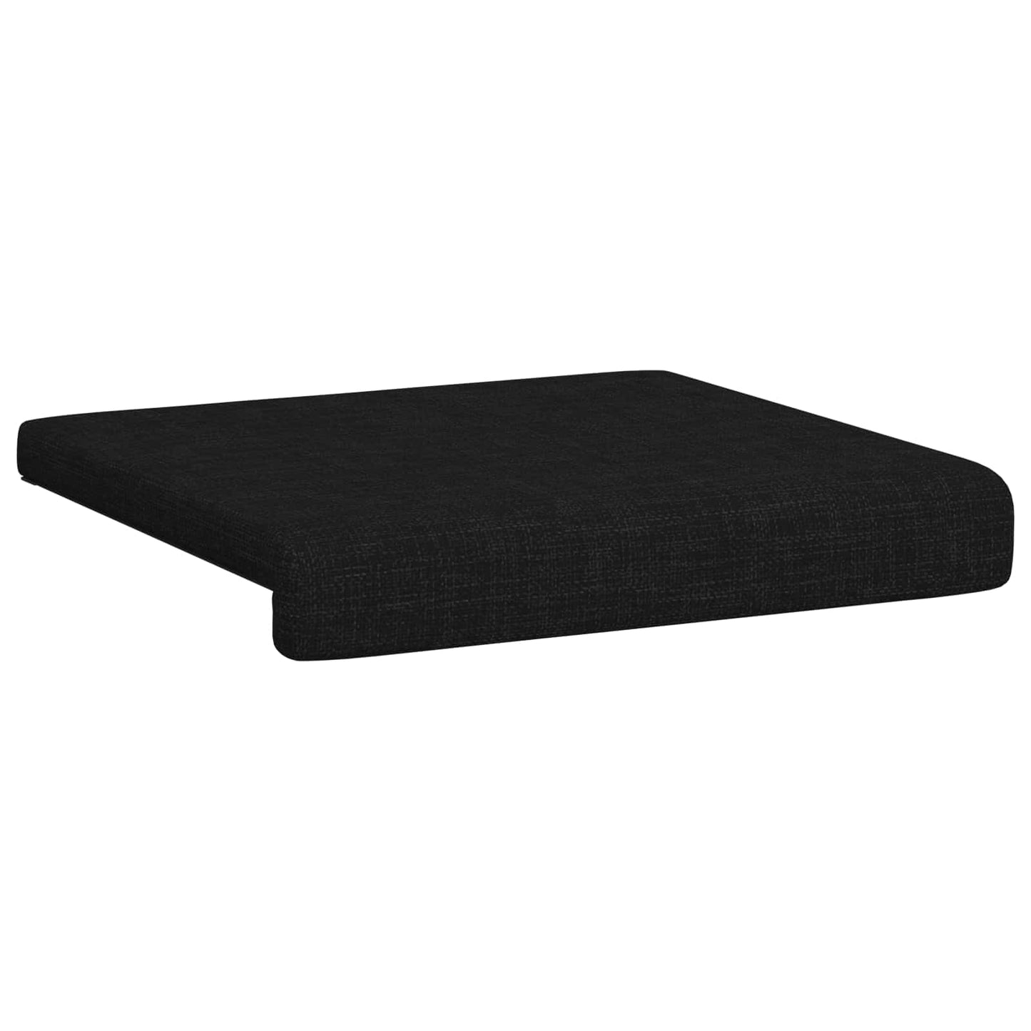 Bænkpude 4 stk. Stof Sort Dybde 35 cm