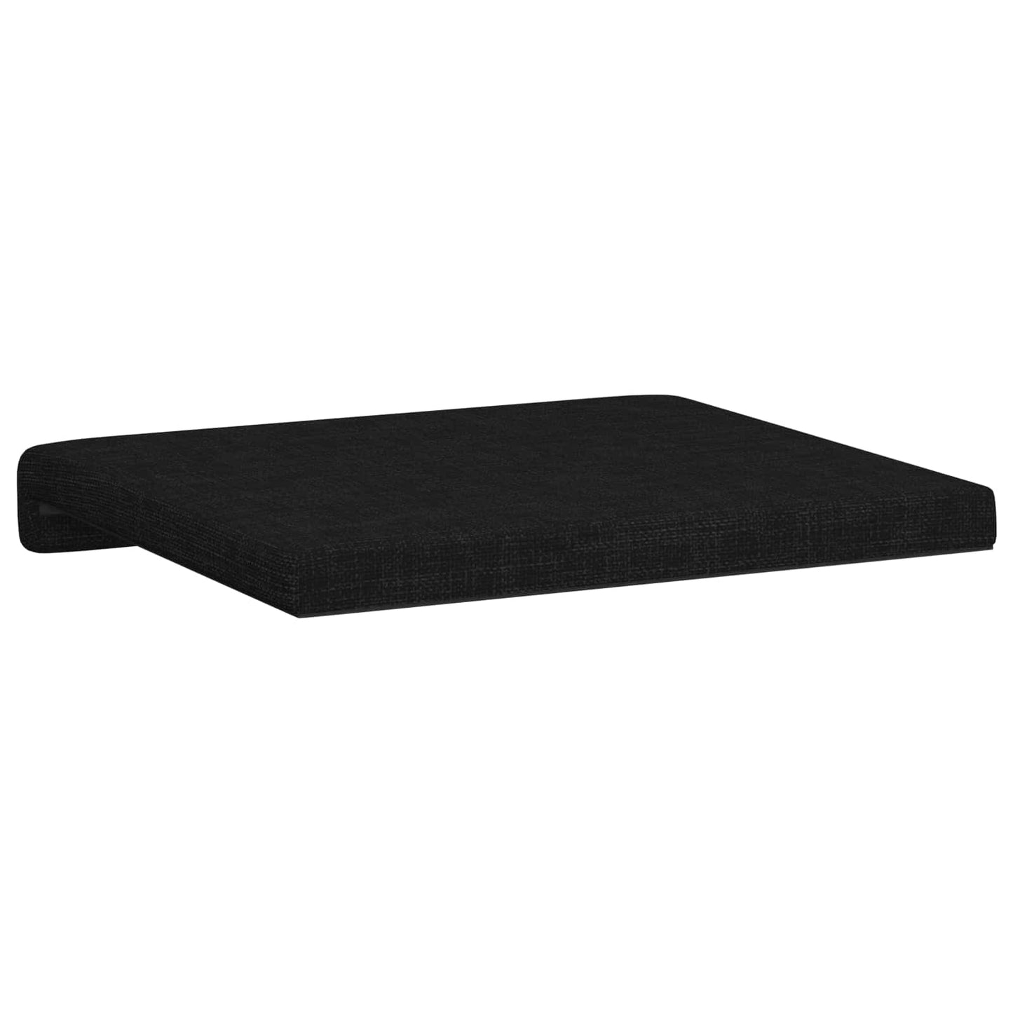 Bænkpude 4 stk. Stof Sort Dybde 35 cm