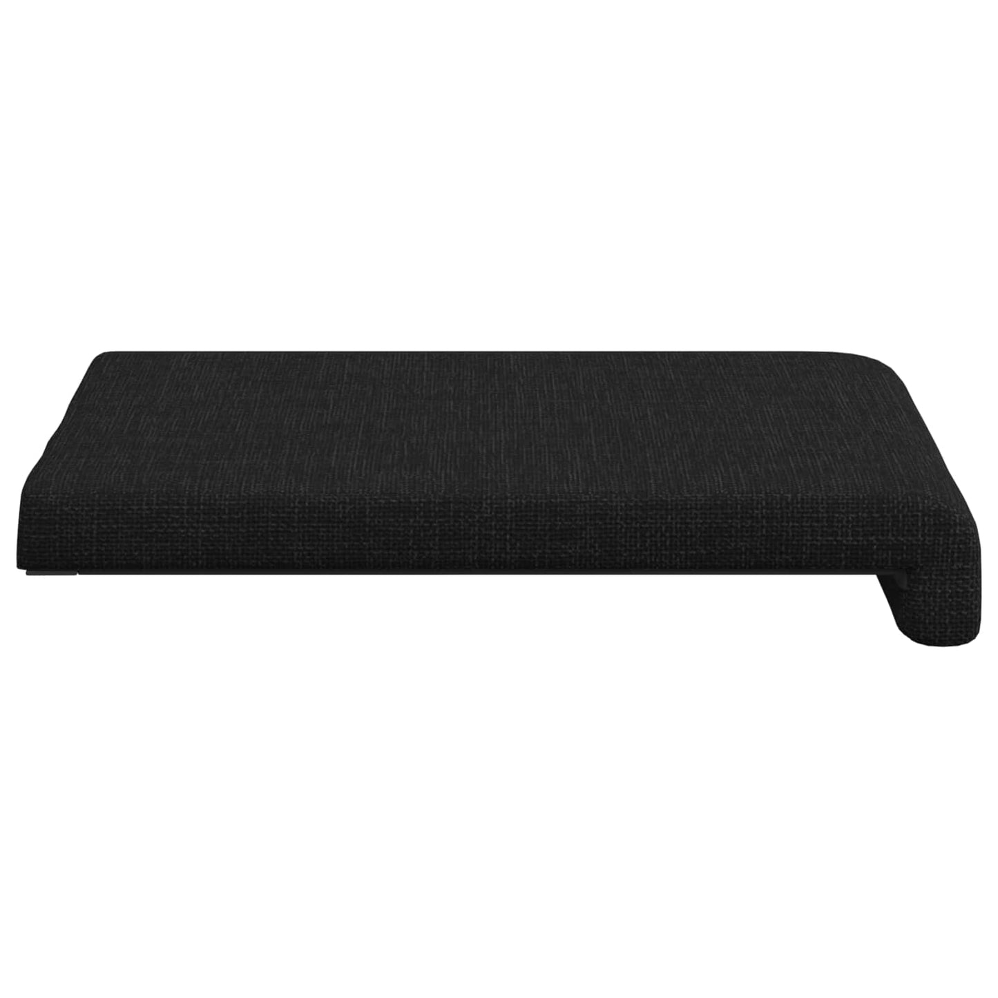 Bænkpude 4 stk. Stof Sort Dybde 35 cm