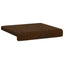 Bænkpude 4 stk. Faux suedestof Brun Dybde 35 cm