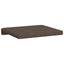 Bænkpude 4 stk. Microfiber Brun Dybde 35 cm