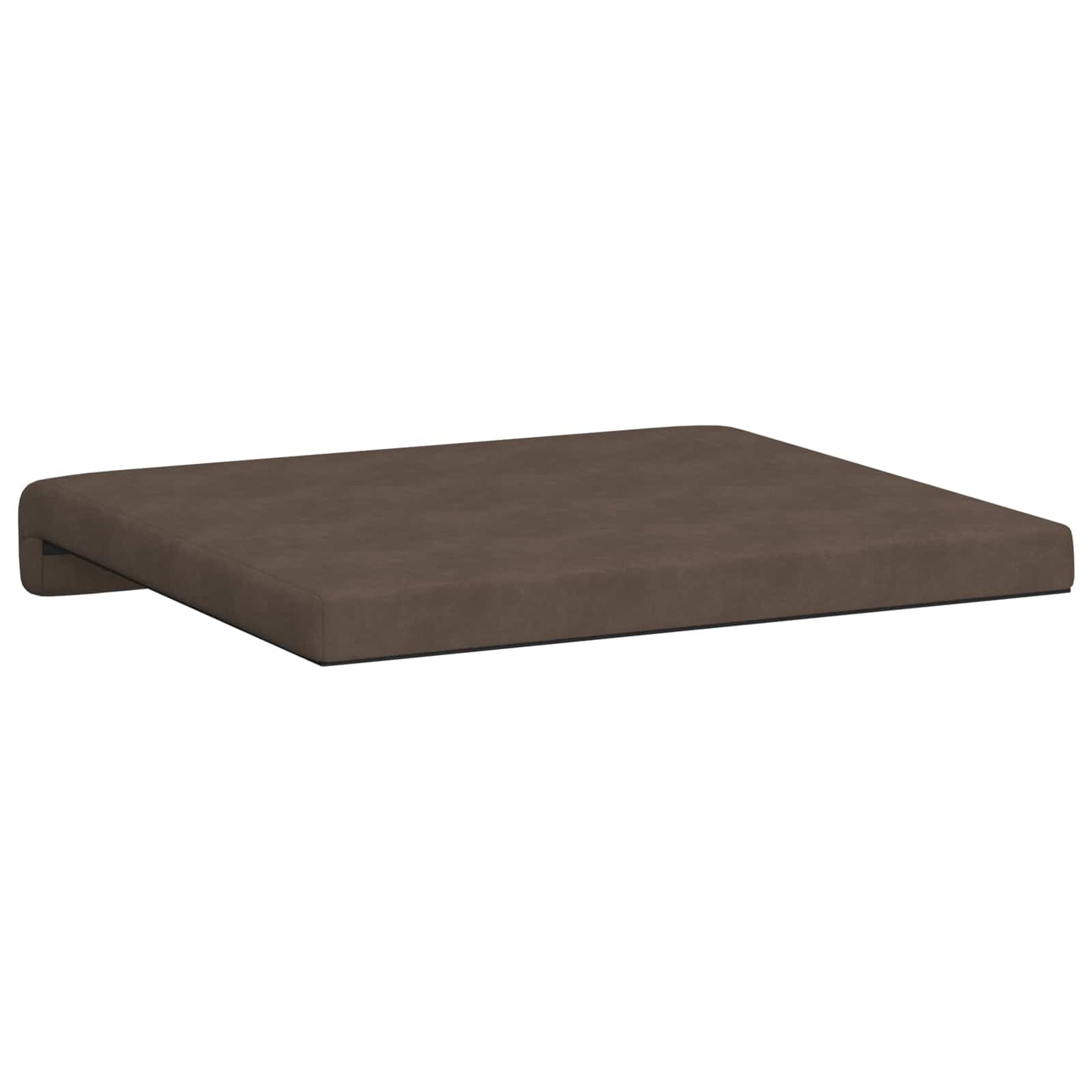 Bænkpude 4 stk. Microfiber Brun Dybde 35 cm