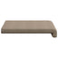 Bænkpude 4 stk. Microfiber Gråbrun Dybde 35 cm