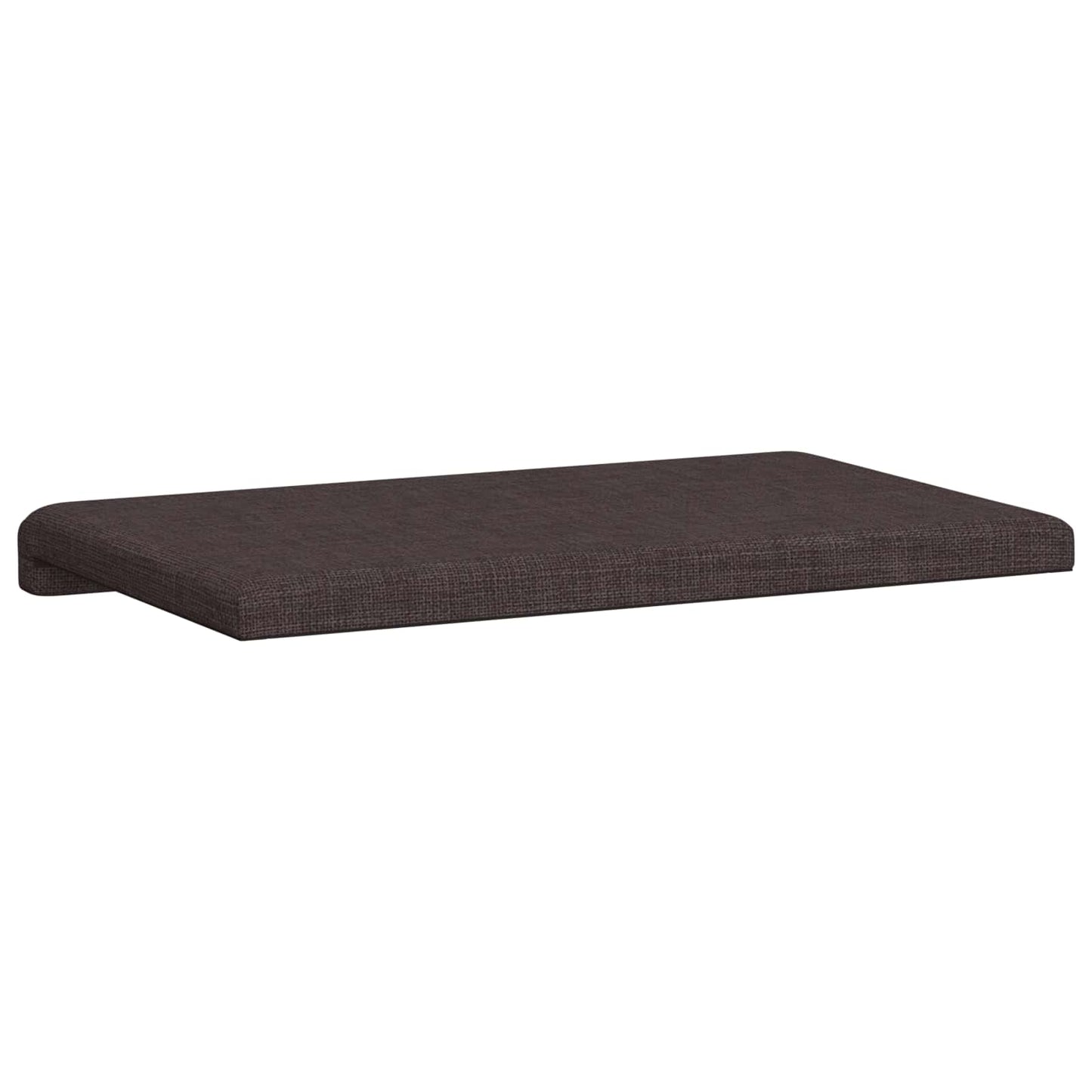 Bænkpude Stof Mørk Brun Dybde 35 cm