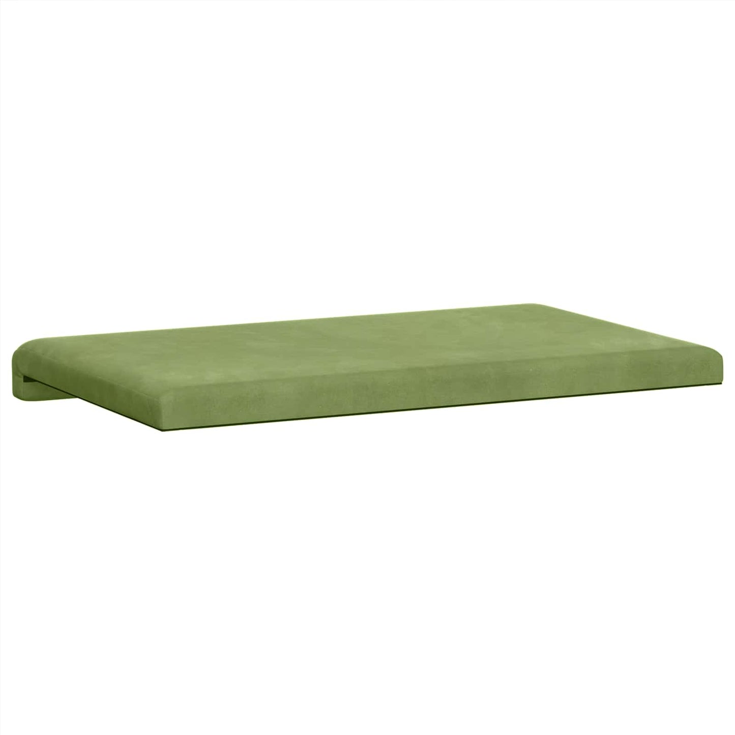 Bænkpude Fløjl Lys grøn Dybde 35 cm