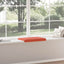 Bænkpude cordfløjl Rød orange Dybde 35 cm