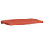 Bænkpude cordfløjl Rød orange Dybde 35 cm