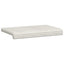 Bænkpude Plush Corduroy Cremefarvet Dybde 35 cm