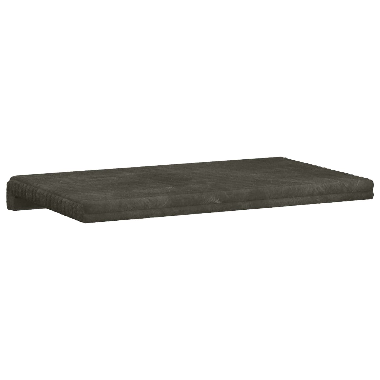 Bænkpude Plush Corduroy Antracit Dybde 35 cm