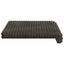 Bænkpude Plush Corduroy Antracit Dybde 35 cm