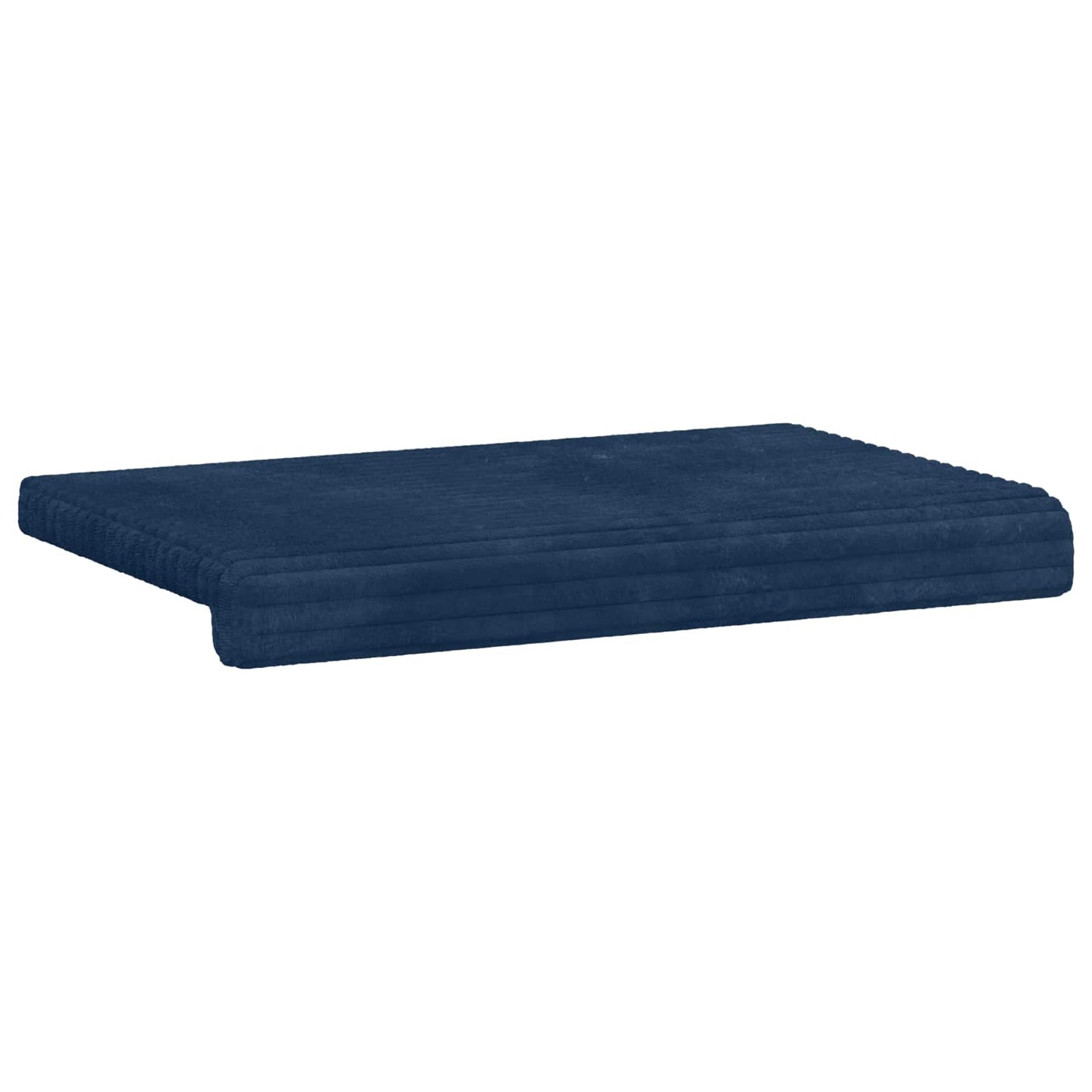 Bænkpude Plush Corduroy Mørkeblå Dybde 35 cm
