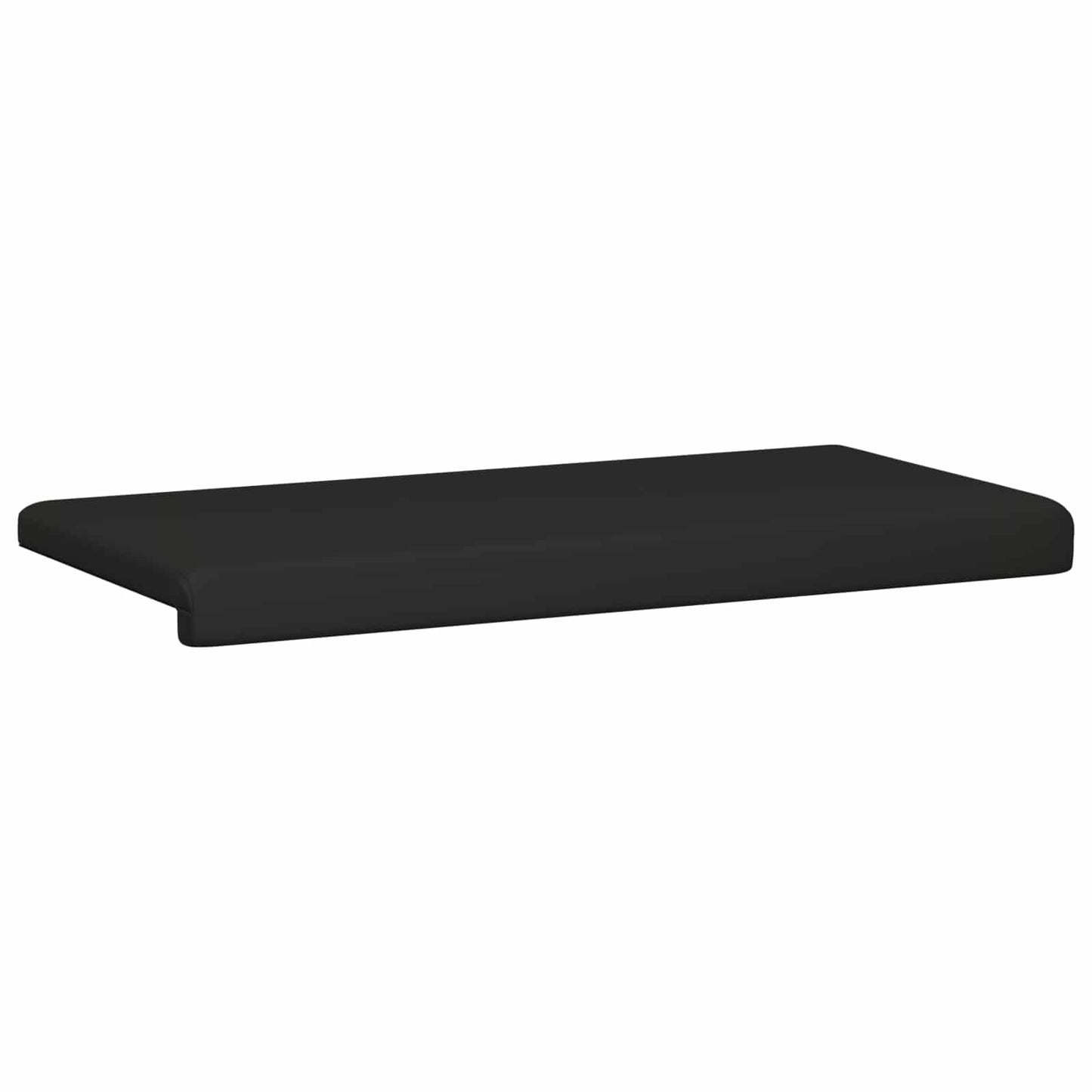 Bænkpude Kunstlæder Sort Dybde 35 cm