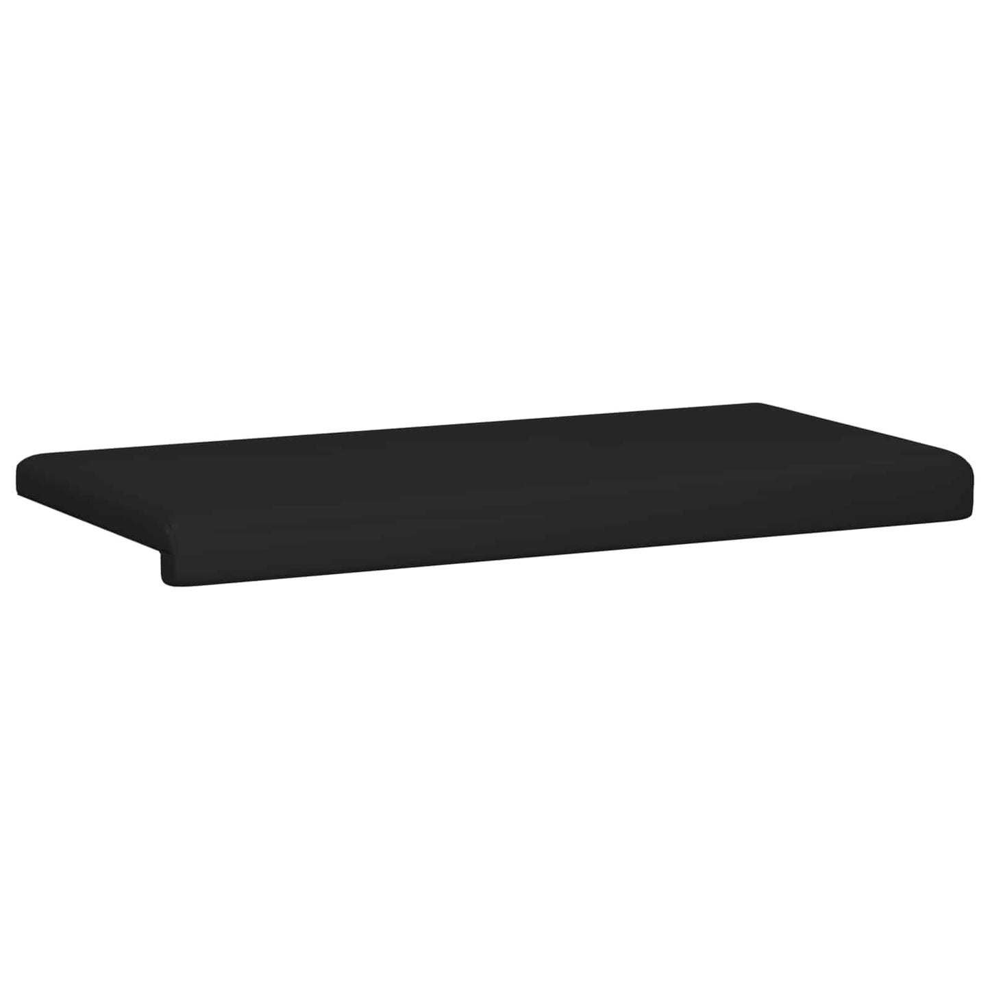 Bænkpude Kunstlæder Sort Dybde 35 cm