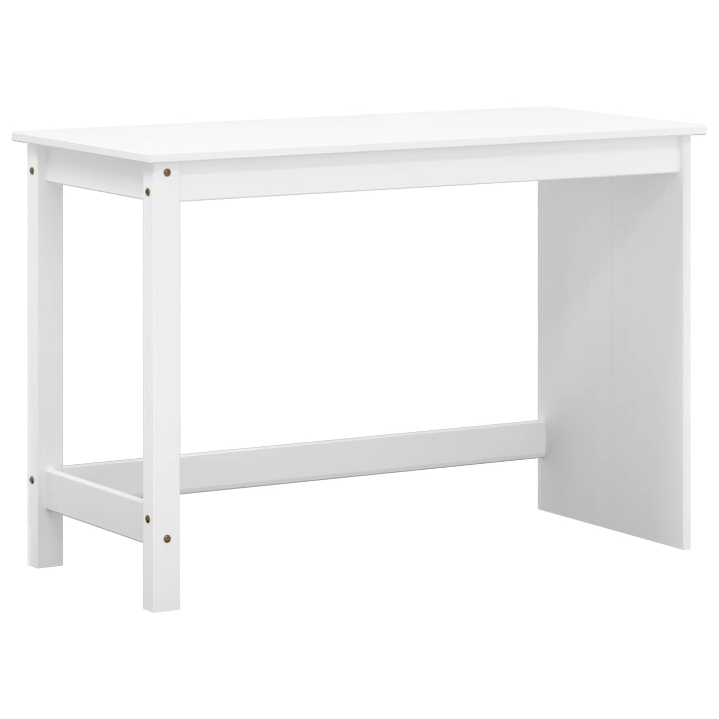 Skrivebord og rullevognsæt MOSS 2 pcs Hvid