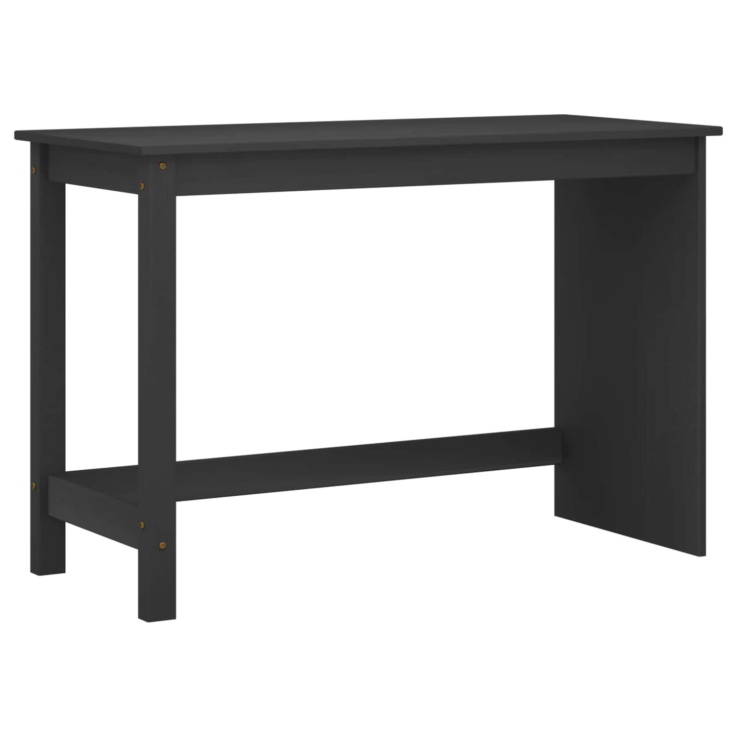 Skrivebord og rullevognsæt MOSS 2 pcs Sort