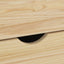 Skrivebord og rullevognsæt MOSS 2 pcs Brun