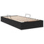 Ottoman Sengestel med opbevaring Sort 90 x 190 cm Fløjl