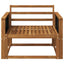 Udendørs Mellem Sofa Naturfarvet