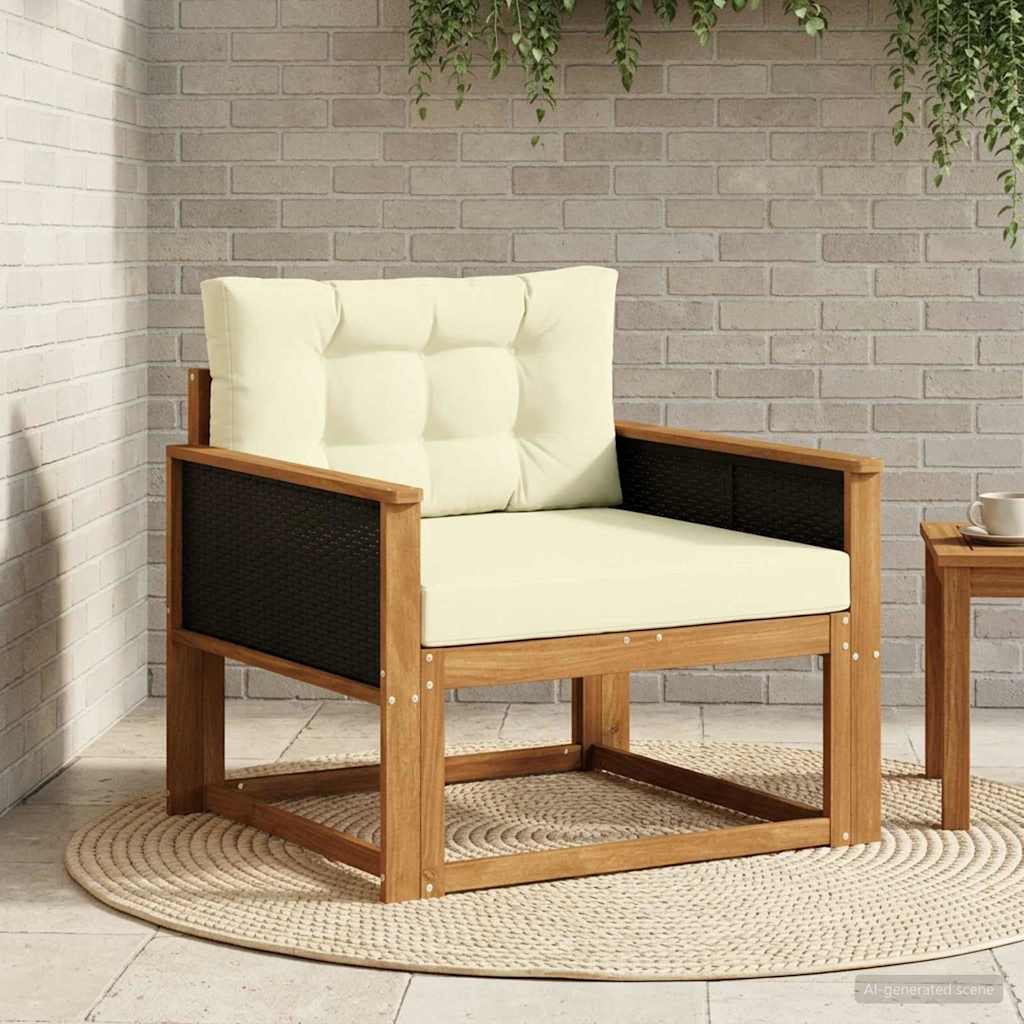Udendørs Mellem Sofa Naturfarvet