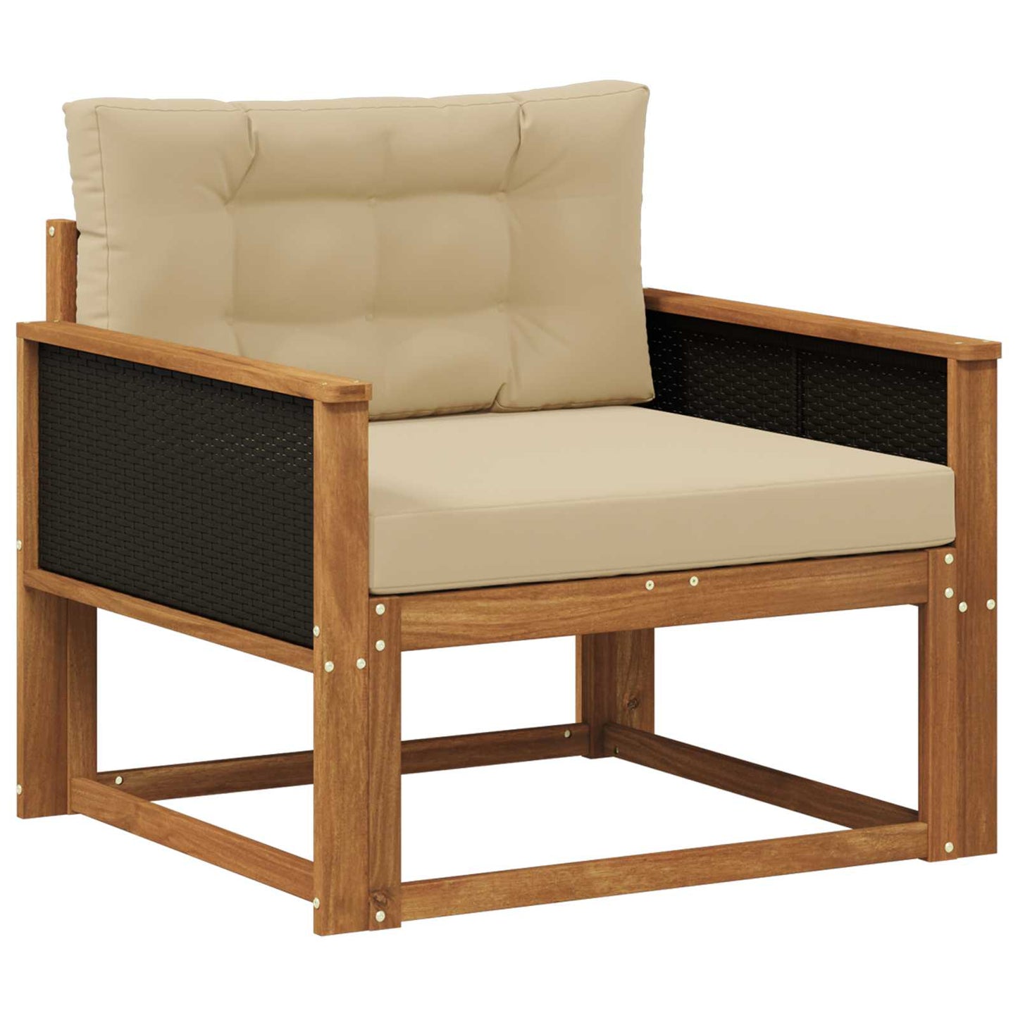 Udendørs Mellem Sofa Naturfarvet