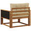 Udendørs Mellem Sofa Naturfarvet